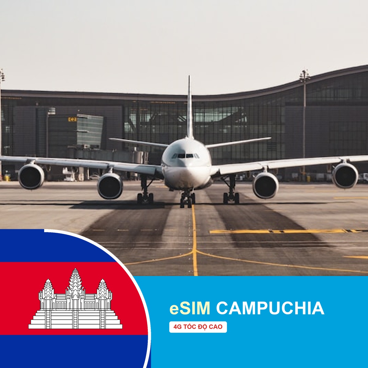 eSIM Cambodia - Kết Nối 4G Tốc Độ Cao eSIM Cambodia - Kết Nối 4G Tốc Độ Cao - Image 1