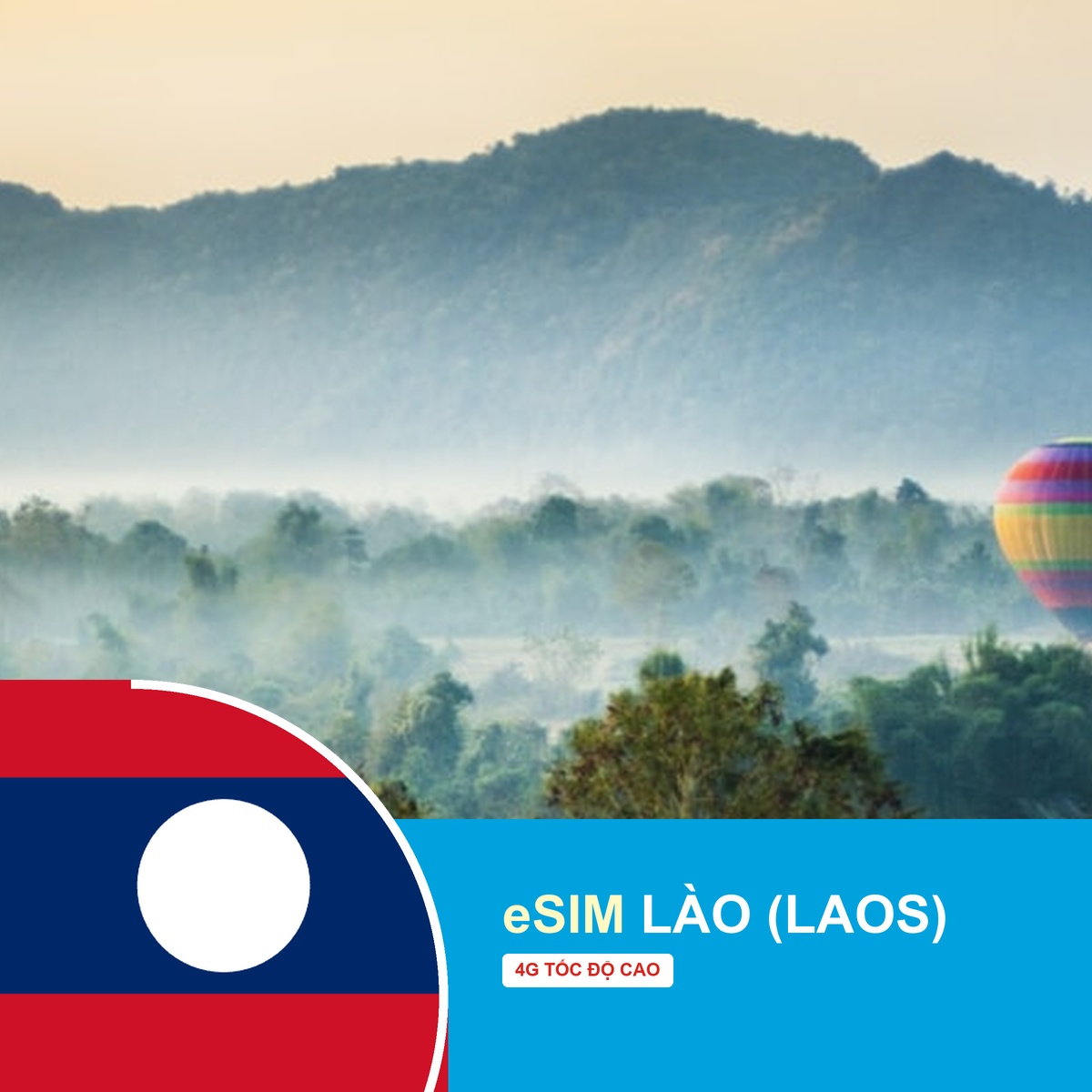 eSIM Laos - Kết Nối 4G Tốc Độ Cao eSIM Laos - Kết Nối 4G Tốc Độ Cao - Image 1